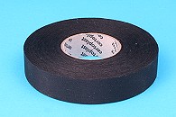 Polyester cloth tape, 19mm x 25mtrs black.0.25mm thick.