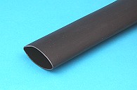 Adhesive lined heatshrink 25.4 to 8.5mm black.1.2 mtr length