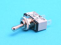 Apem SPST off-on metal toggle switch 15A at 12v