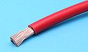 PVC starter cable 25mm 170 amps. Red.