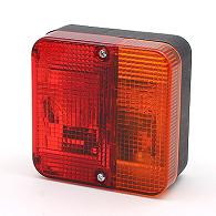 Rear lamp. Stop/tail /direction indicator/number plate