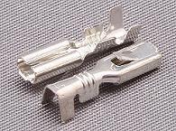 Tin plated female terminal 2.8 x 0.8mm 0.5-1mm with latch
