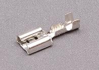 Plated 6.3 x 0.8mm blade terminal for 0.5-1mm wire