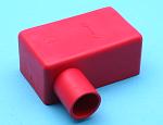 Large battery terminal cover. Red. Left entry