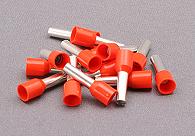 Cord end terminal for 4.0mm2  cable. Orange. 25 pack