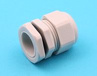 Cable Gland for 13-18mm dia. cable. 25mm dia. panel hole.