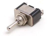 On/off/on single pole 3 position switch. Screw terms. 25A