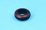 PVC Wiring grommet. Panel hole 15.87mm x 11.09mm. 10 pack