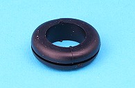 PVC Wiring grommet. Panel hole 20.62mm x 15.87mm. 10 pack