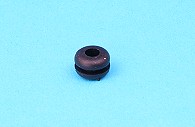PVC Wiring grommet. Panel hole 6.35mm x 3.9mm. 10 pack