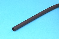 Adhesive lined heatshrink 6.4 to 2.2mm black. 1.2 mtr length