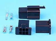 Mini Lock Connector 6 way kit. Including terminals.